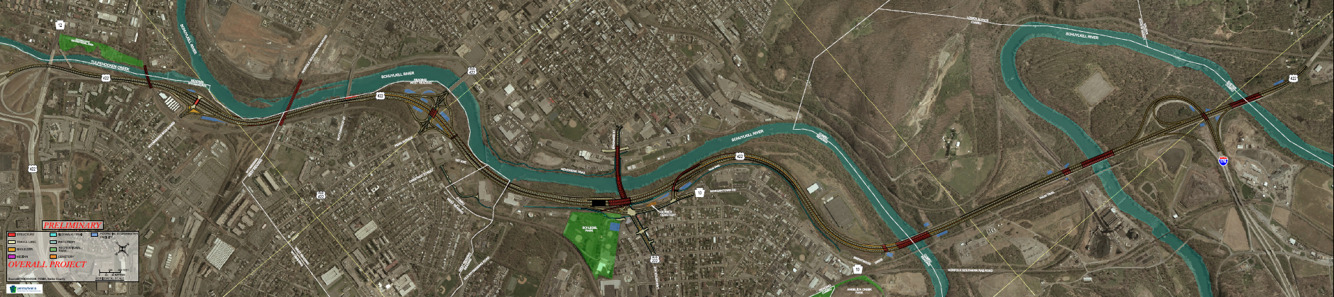 422 Interchange Map